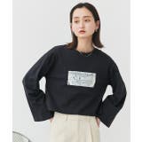 箔アソートプリント ショート丈ロングTシャツ | ad thie | 詳細画像72