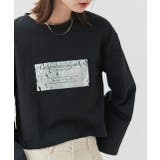 箔アソートプリント ショート丈ロングTシャツ | ad thie | 詳細画像73