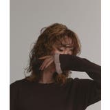 配色フレアスリーブリブニット | ad thie | 詳細画像13 