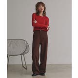 配色フレアスリーブリブニット | ad thie | 詳細画像17 