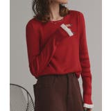 配色フレアスリーブリブニット | ad thie | 詳細画像20 