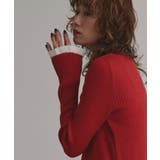 配色フレアスリーブリブニット | ad thie | 詳細画像22 