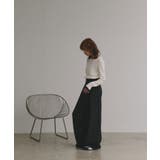 配色フレアスリーブリブニット | ad thie | 詳細画像3 