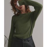 配色フレアスリーブリブニット | ad thie | 詳細画像31 