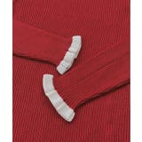 配色フレアスリーブリブニット | ad thie | 詳細画像39 