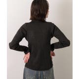 ラメニット・襟付き コンパクトカーディガン | ad thie | 詳細画像26 