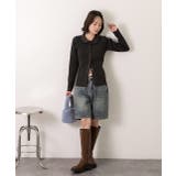 ラメニット・襟付き コンパクトカーディガン | ad thie | 詳細画像27 