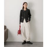 ラメニット・襟付き コンパクトカーディガン | ad thie | 詳細画像28 