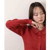 ラメニット・襟付き コンパクトカーディガン | ad thie | 詳細画像49 