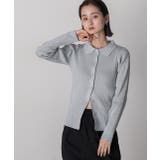 ラメニット・襟付き コンパクトカーディガン | ad thie | 詳細画像5 