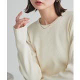 クルーネック ラメニットプルオーバー | ad thie | 詳細画像21 