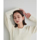 クルーネック ラメニットプルオーバー | ad thie | 詳細画像23 
