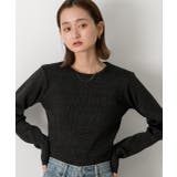 クルーネック ラメニットプルオーバー | ad thie | 詳細画像50 