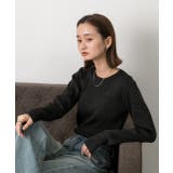 クルーネック ラメニットプルオーバー | ad thie | 詳細画像54 