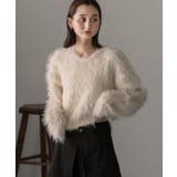 ふんわりシャギー ニットプルオーバー | ad thie | 詳細画像28 
