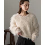 ふんわりシャギー ニットプルオーバー | ad thie | 詳細画像32 