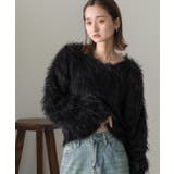 ふんわりシャギー ニットプルオーバー | ad thie | 詳細画像40 