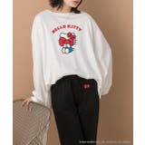 オフホワイト×ブラック | ≪HELLO KITTY≫ スムースルームウエア | ad thie