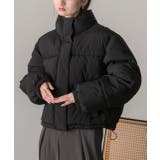 スタンドカラー ショート中綿パディングブルゾン | ad thie | 詳細画像19 