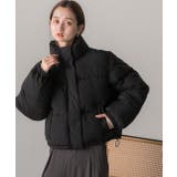 スタンドカラー ショート中綿パディングブルゾン | ad thie | 詳細画像21 