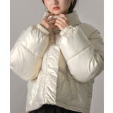 スタンドカラー ショート中綿パディングブルゾン | ad thie | 詳細画像27 