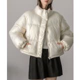 スタンドカラー ショート中綿パディングブルゾン | ad thie | 詳細画像28 