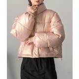 スタンドカラー ショート中綿パディングブルゾン | ad thie | 詳細画像38 