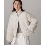 スタンドカラー ショート中綿パディングブルゾン | ad thie | 詳細画像45 