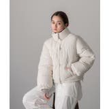 スタンドカラー ショート中綿パディングブルゾン | ad thie | 詳細画像49 