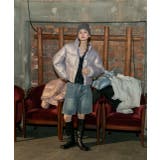 スタンドカラー ショート中綿パディングブルゾン | ad thie | 詳細画像5 