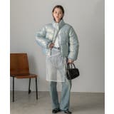 スタンドカラー ショート中綿パディングブルゾン | ad thie | 詳細画像56 