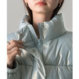 スタンドカラー ショート中綿パディングブルゾン | ad thie | 詳細画像64 