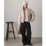 スタンドカラー ショート中綿パディングブルゾン | ad thie | 詳細画像9 