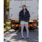 スタンドカラー フェイクファーコート | ad thie | 詳細画像52 