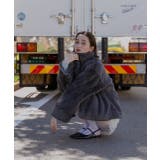 スタンドカラー フェイクファーコート | ad thie | 詳細画像55 