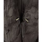 スタンドカラー フェイクファーコート | ad thie | 詳細画像58 