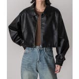 ショート ライダースジャケット  | ad thie | 詳細画像10 