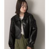 ショート ライダースジャケット  | ad thie | 詳細画像16 