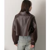 ショート ライダースジャケット  | ad thie | 詳細画像27 