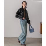 ショート ライダースジャケット  | ad thie | 詳細画像6 