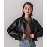 ショート ライダースジャケット  | ad thie | 詳細画像7 