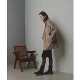 シャギーコクーンミドルコート | ad thie | 詳細画像17 