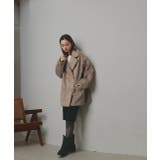 シャギーコクーンミドルコート | ad thie | 詳細画像19 