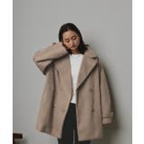 シャギーコクーンミドルコート | ad thie | 詳細画像20 