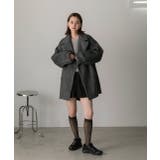 シャギーコクーンミドルコート | ad thie | 詳細画像27 