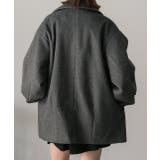 シャギーコクーンミドルコート | ad thie | 詳細画像31 