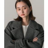 シャギーコクーンミドルコート | ad thie | 詳細画像37 