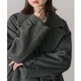 シャギーコクーンミドルコート | ad thie | 詳細画像40 