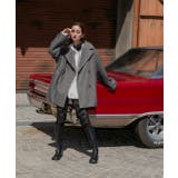 シャギーコクーンミドルコート | ad thie | 詳細画像44 