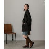 シャギーコクーンミドルコート | ad thie | 詳細画像51 